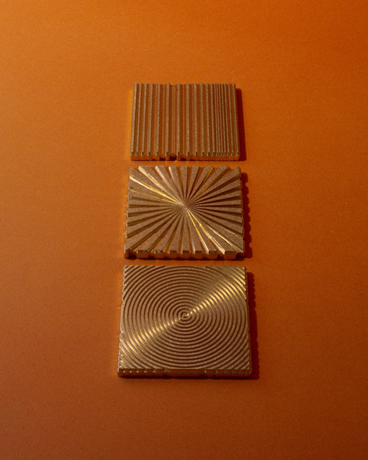 Brass Ice Stamp Plate