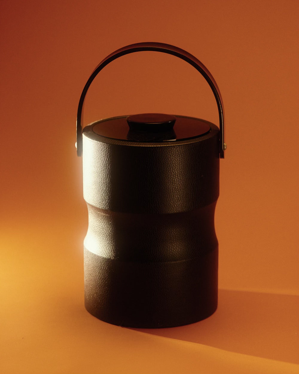 Vintage Black Ice Bucket