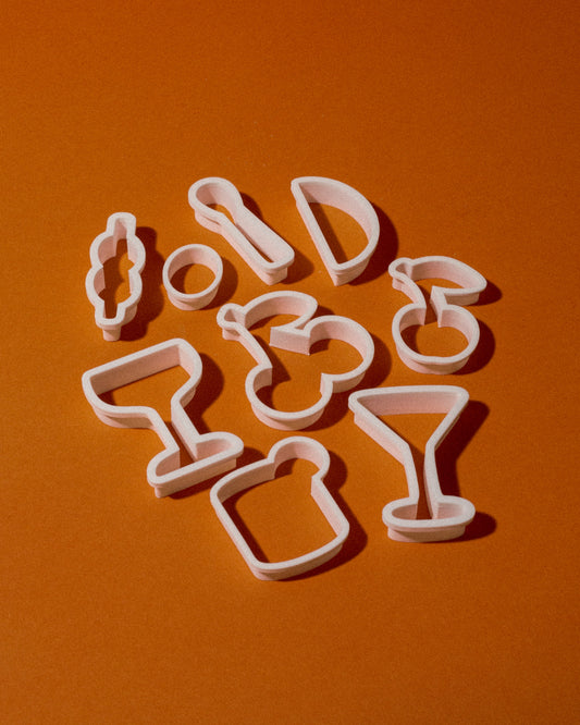 Cocktail Hour Cookie Cutter Set